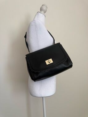 kate Spade Maple Court Jazmin Bag in Black Leather EUC